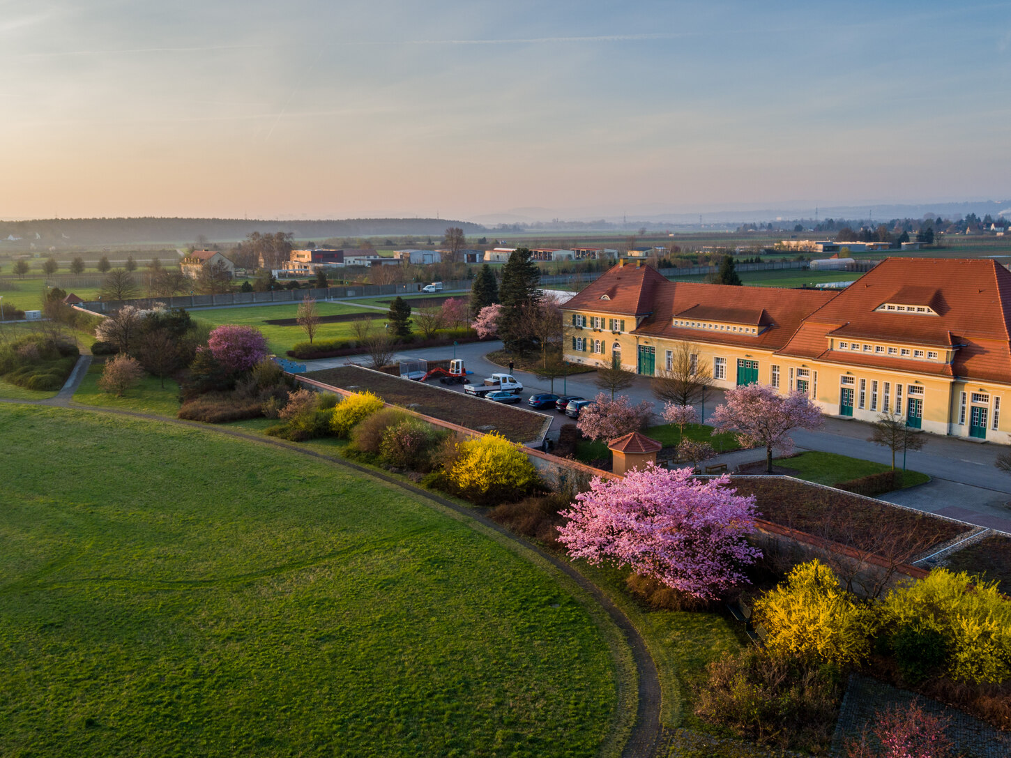 Überbetriebliche Ausbildung Pillnitz Luftansicht